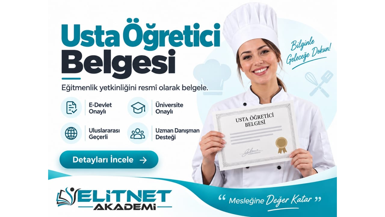 Usta Öğretici Belgesi Resim